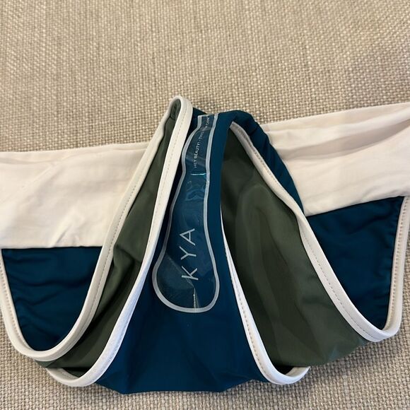 New Free People Kya Reversible Camilia Bikini Bottoms Sage / Figi Sz Large - Picture 9 of 10